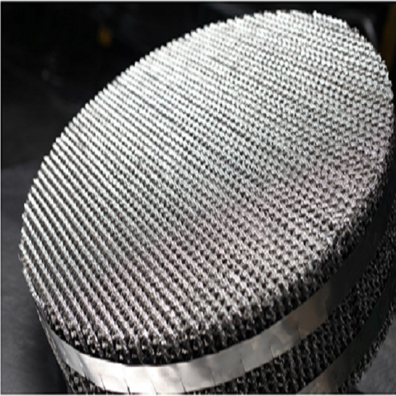 Selection of Structured Packing over Trays