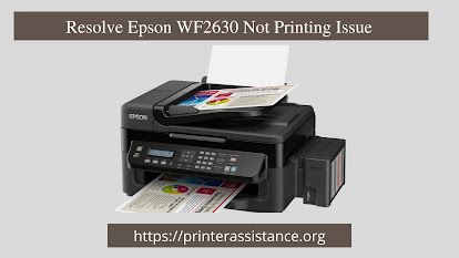Resolve Epson WF2630 Not Printing Issue