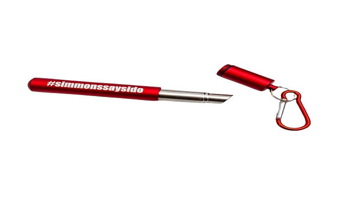 Buy Stainless Steel Collapsible Key Straw | Forked Again