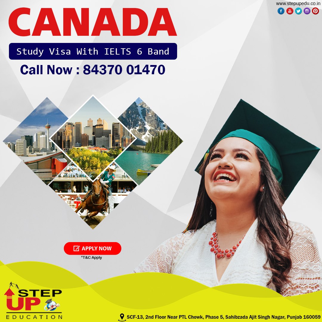  Study Visa - Canada - Australia Apply Now - In Mohali -StepUp Education