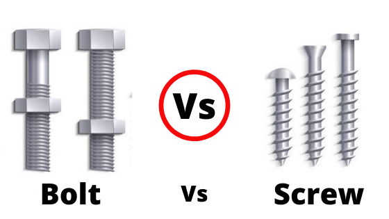 Difference Between Screw & Bolt and its specification