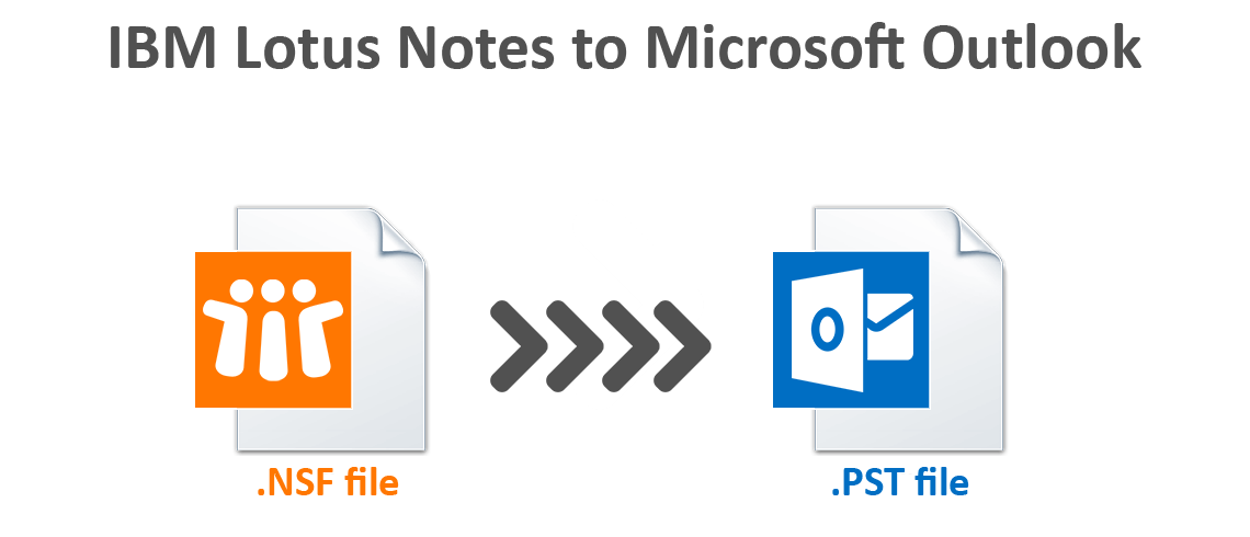 Methods to move from IBM Lotus Notes to Microsoft Outlook (.NSF file to .PST file)