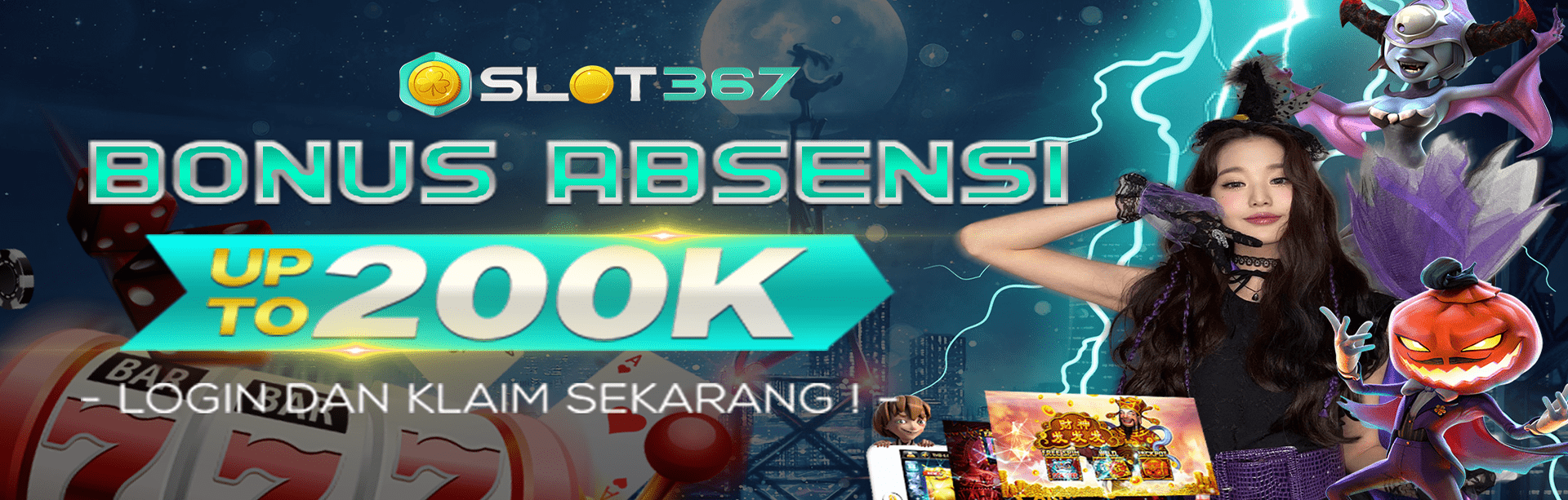 Bagi info Bonus Absensi di Slot367