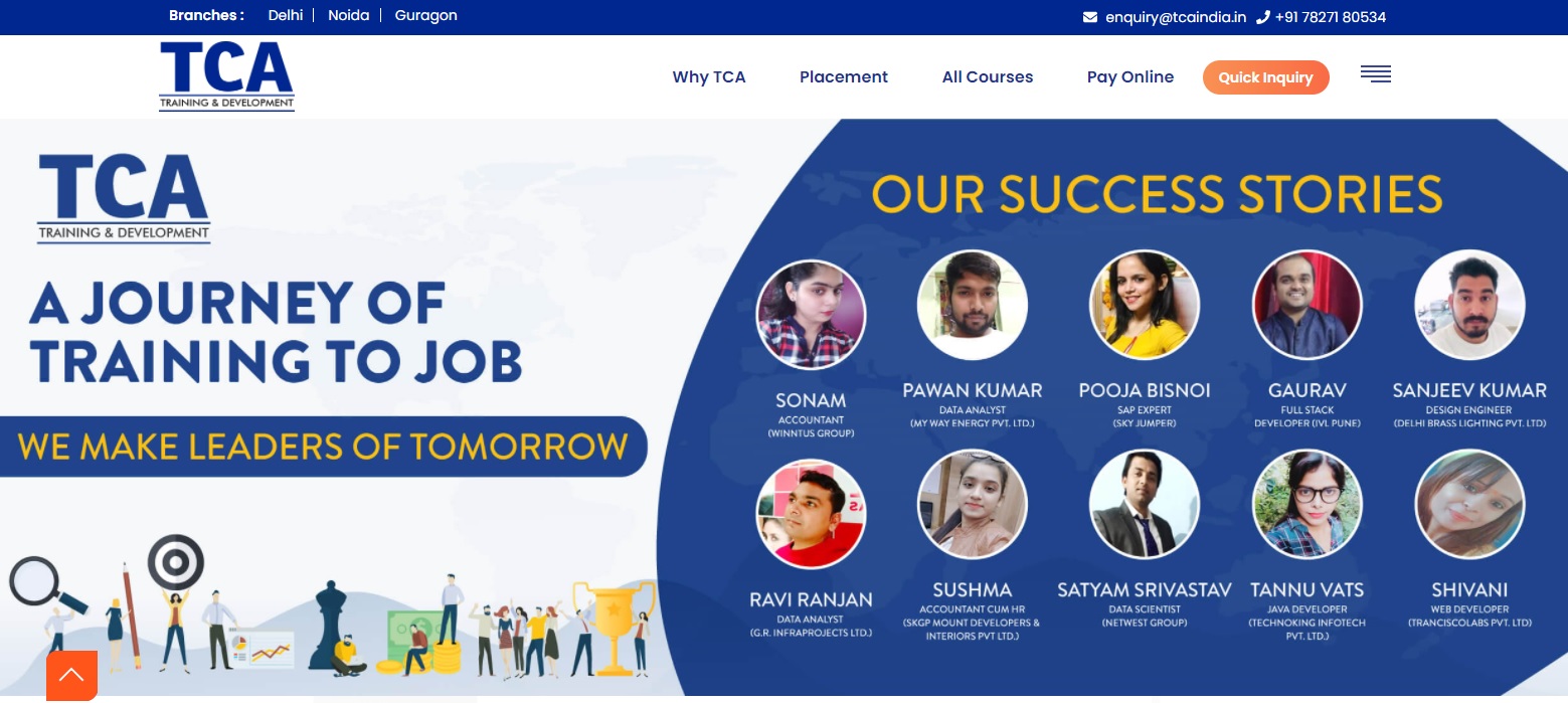 Best Coaching Institute in Delhi - TCA India