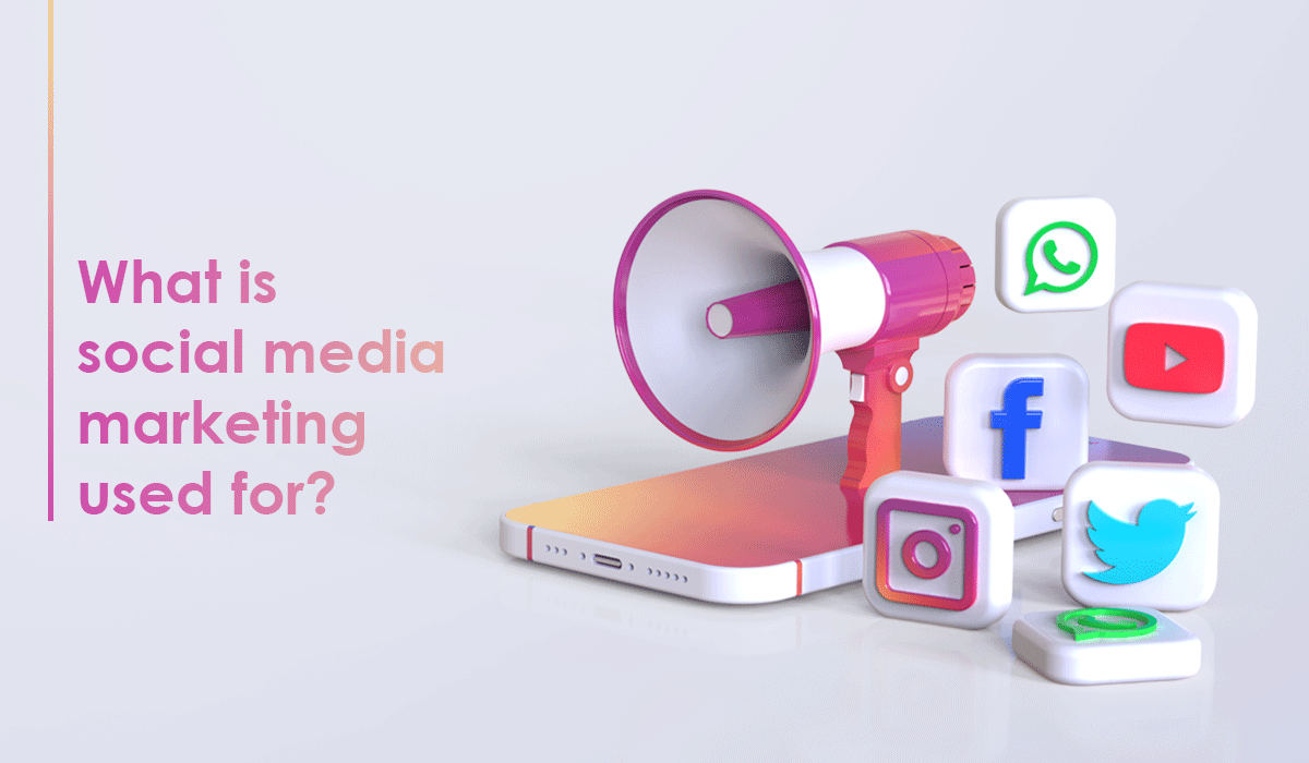 What is social media marketing used for?