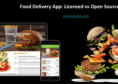 Food delivery app licensed vs open source code