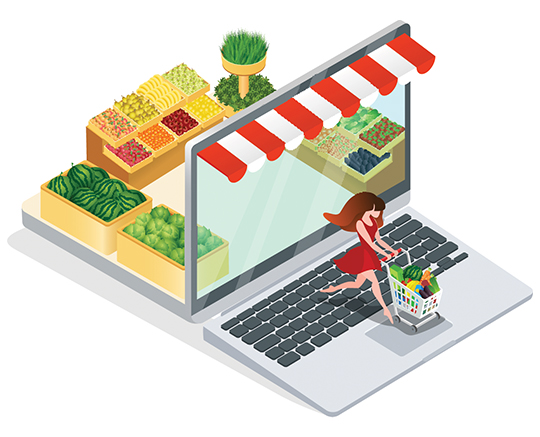 Grocery Ordering From Website - Grocery System 2020