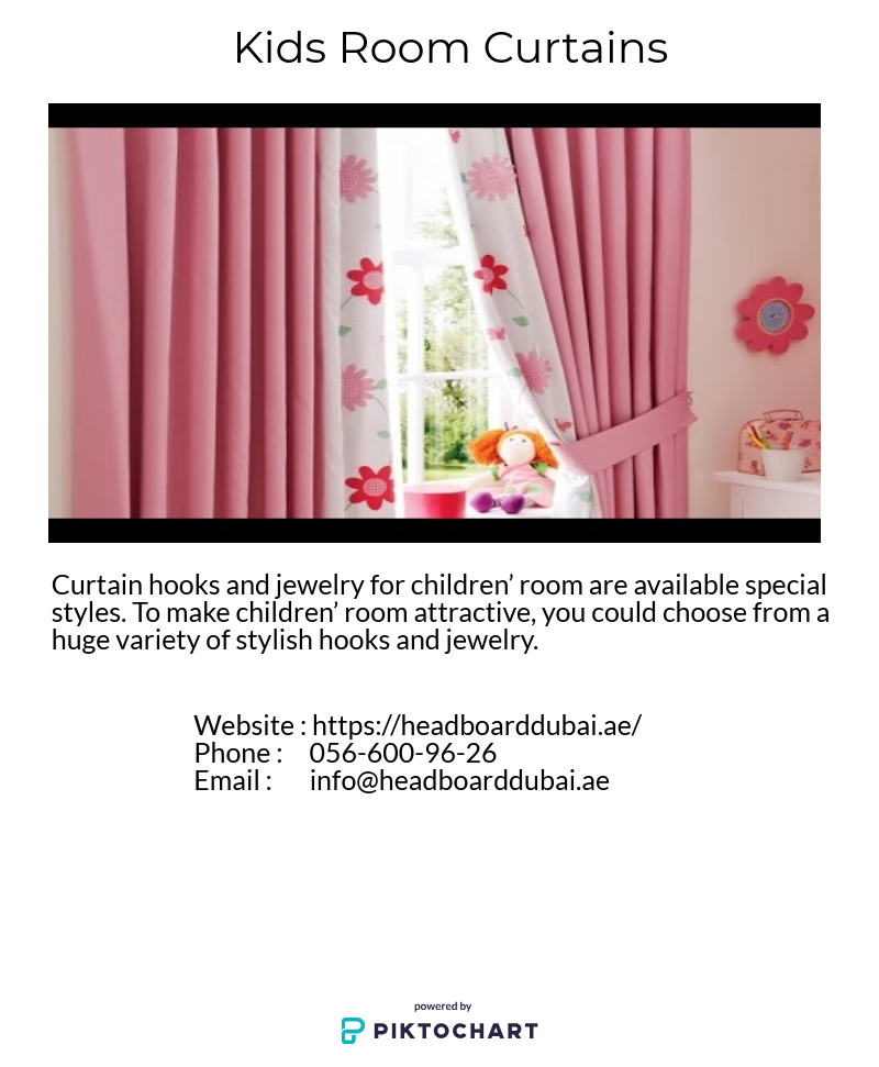Kids Room Curtains Dubai