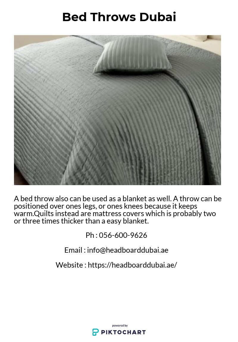 Bed Throws Dubai