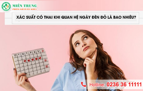 Xác suất có thai khi quan hệ tình dục ngày đèn đỏ
