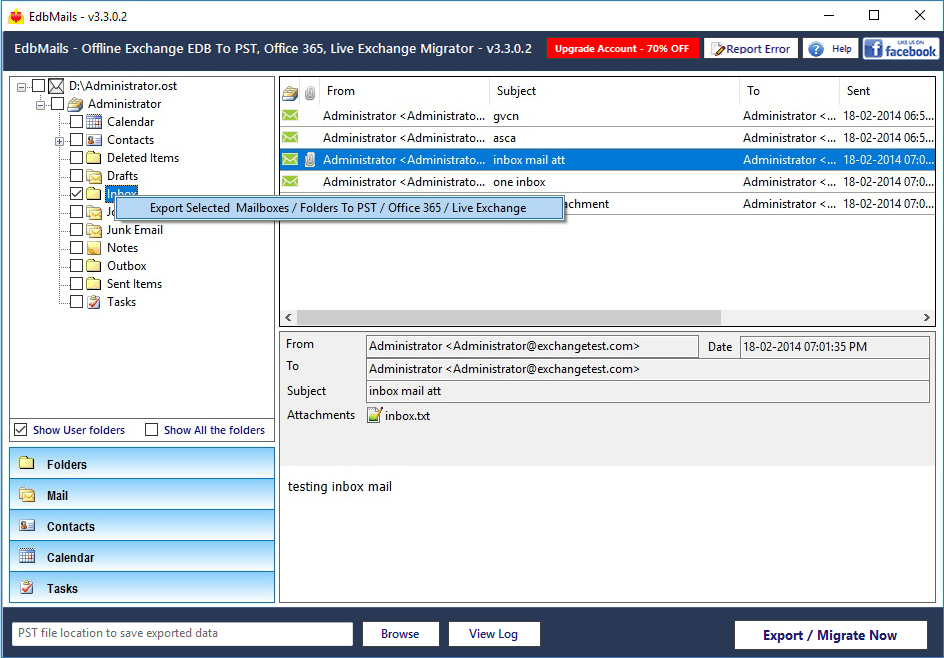 The best Free OST to PST Converter