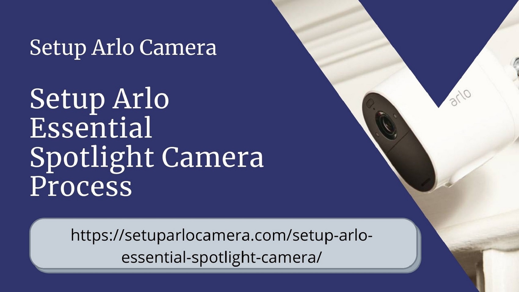 Setup Arlo Essential Spotlight Camera Guide