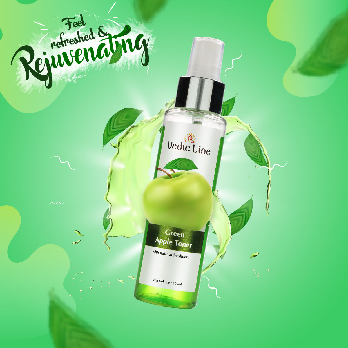 Buy Vedicline Green Apple Toner