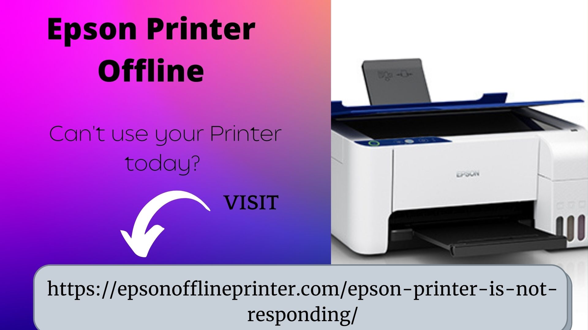 Epson Printer is Not Responding? Don't hesitate to contact us