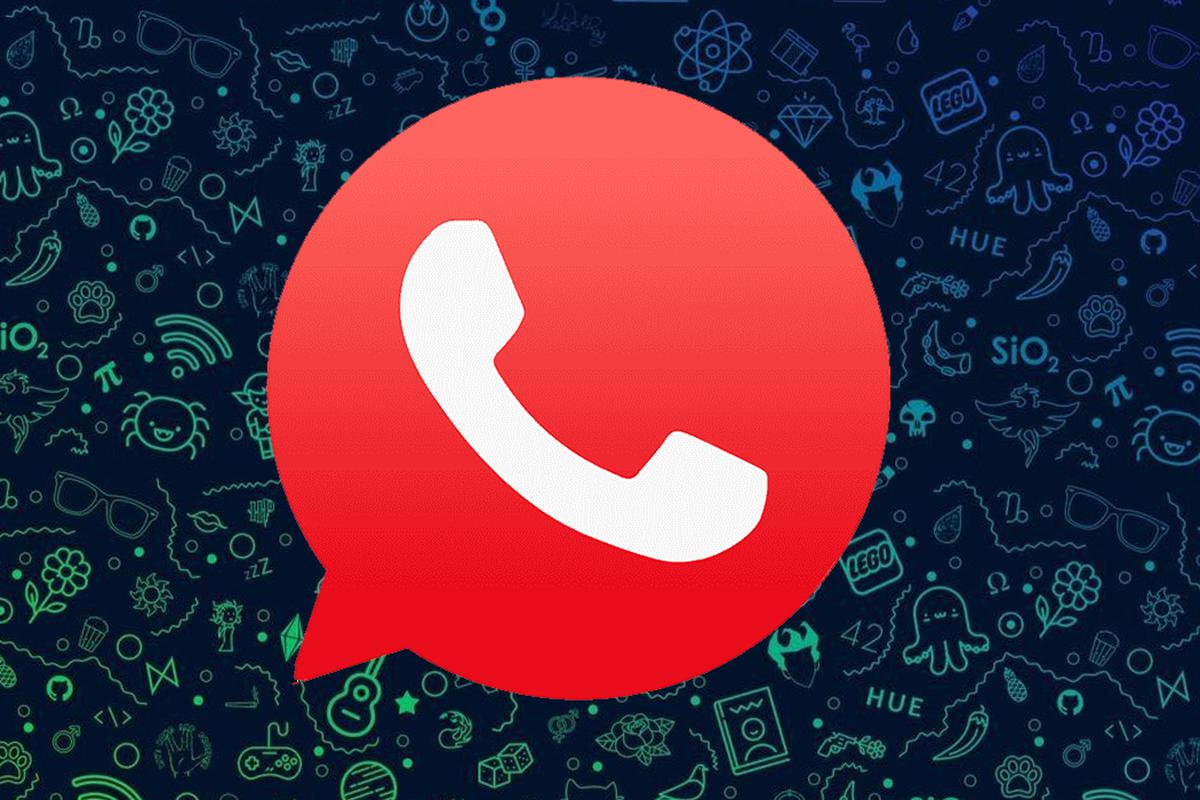 WhatsApp Plus Rojo Descarga