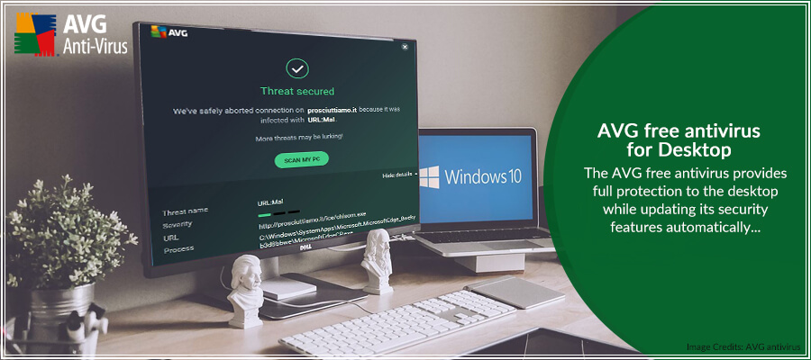 AVG antivirus: AVG free antivirus for Desktop