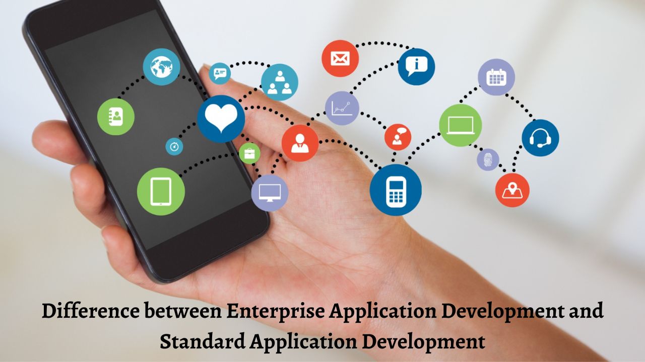 What is the difference between Enterprise Application Development and Standard Application Development?