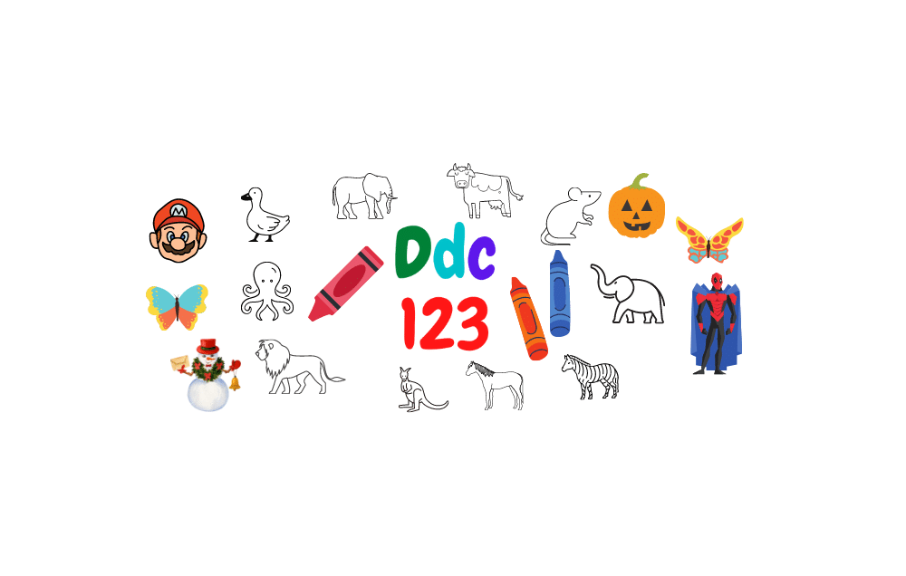 Spiderman coloring pages for kids - DDC123