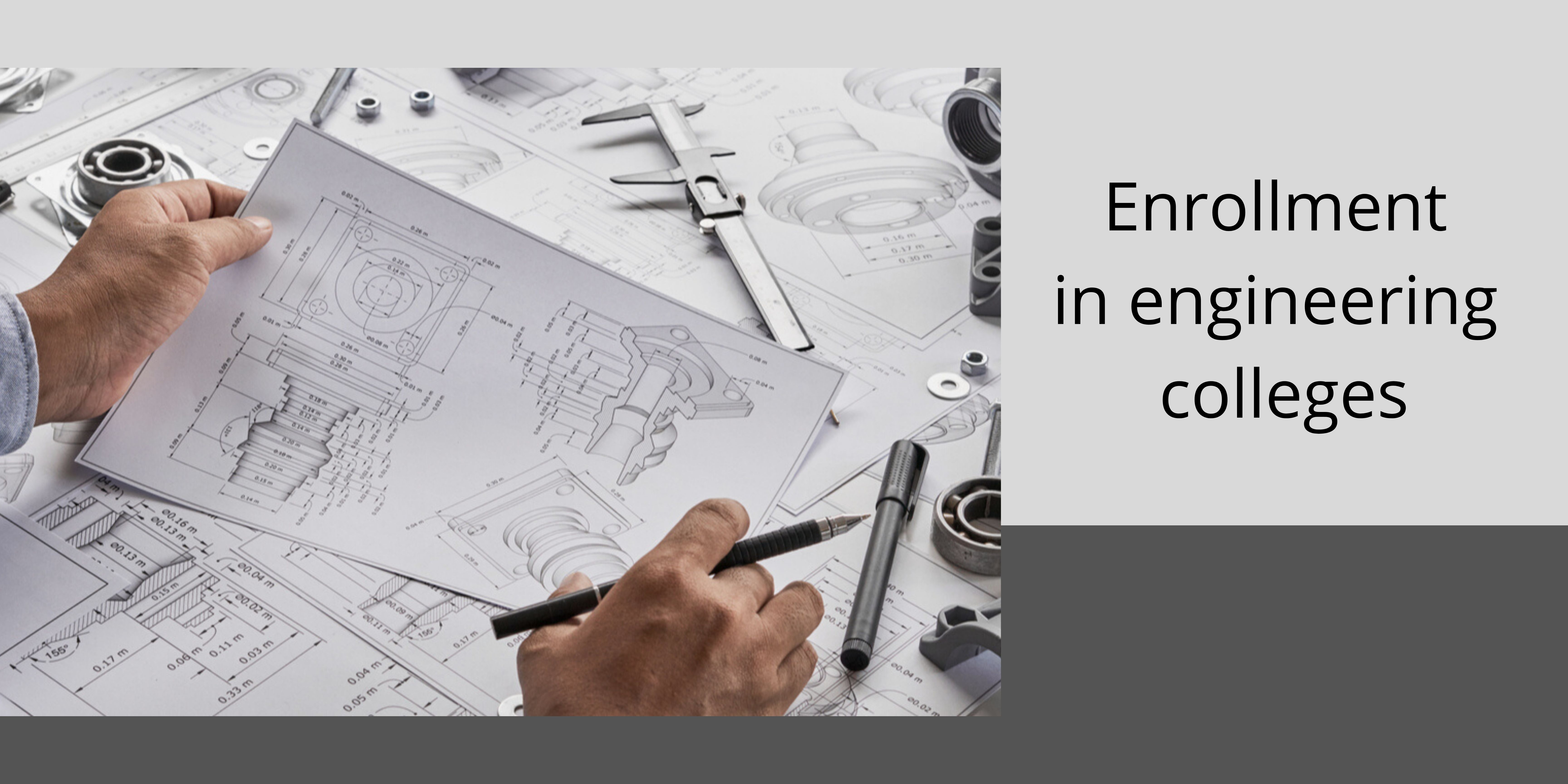 Enrollment in engineering colleges