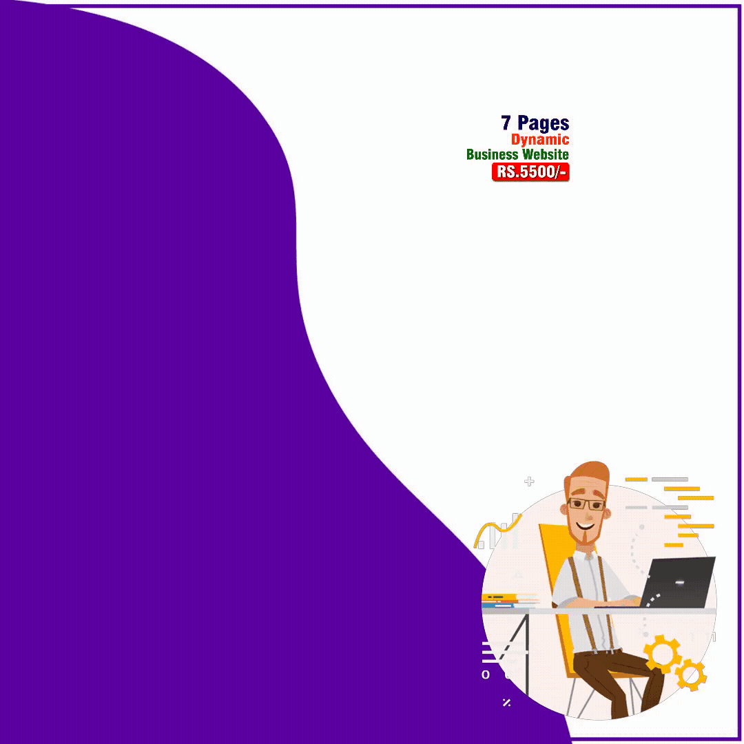 7 pages dynamic Business website 