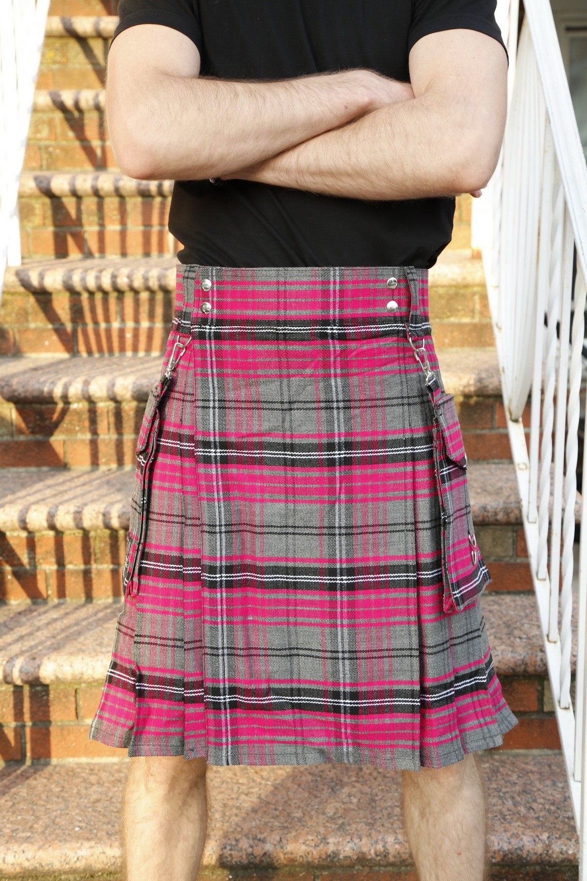 Tartan Kilt with Detachable Pockets