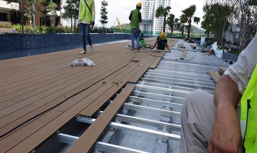 Sàn gỗ ngoài trời - Green Space