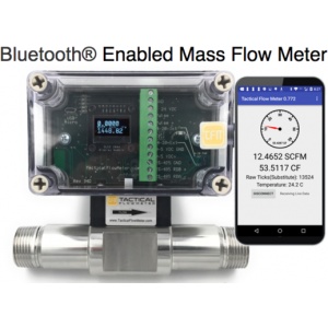 1" Thermal Mass Flow Meter 