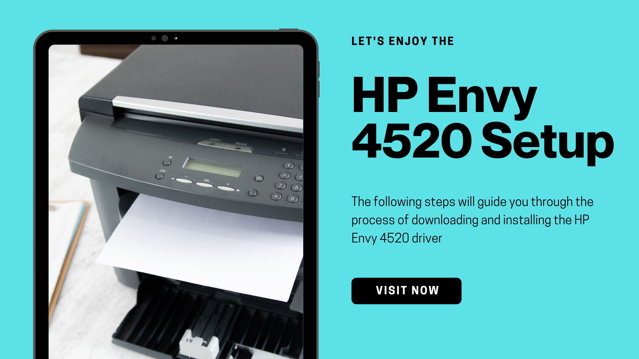 HP Envy 4520 How-To: How to Setup Your Laptop