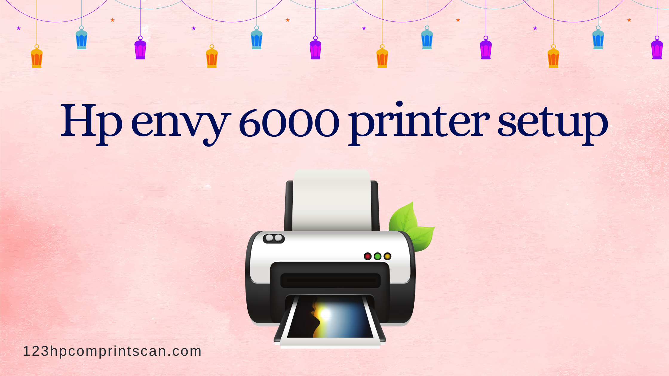 How to Setup a Wireless Network with an HP Envy 6000 Printer