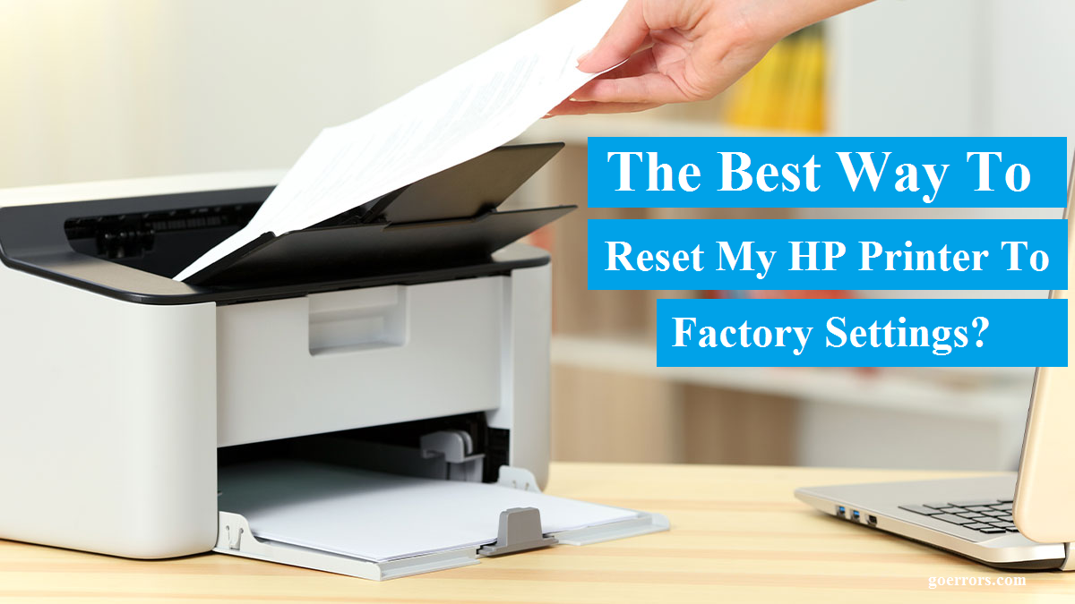 How do I reset my HP wireless printer?