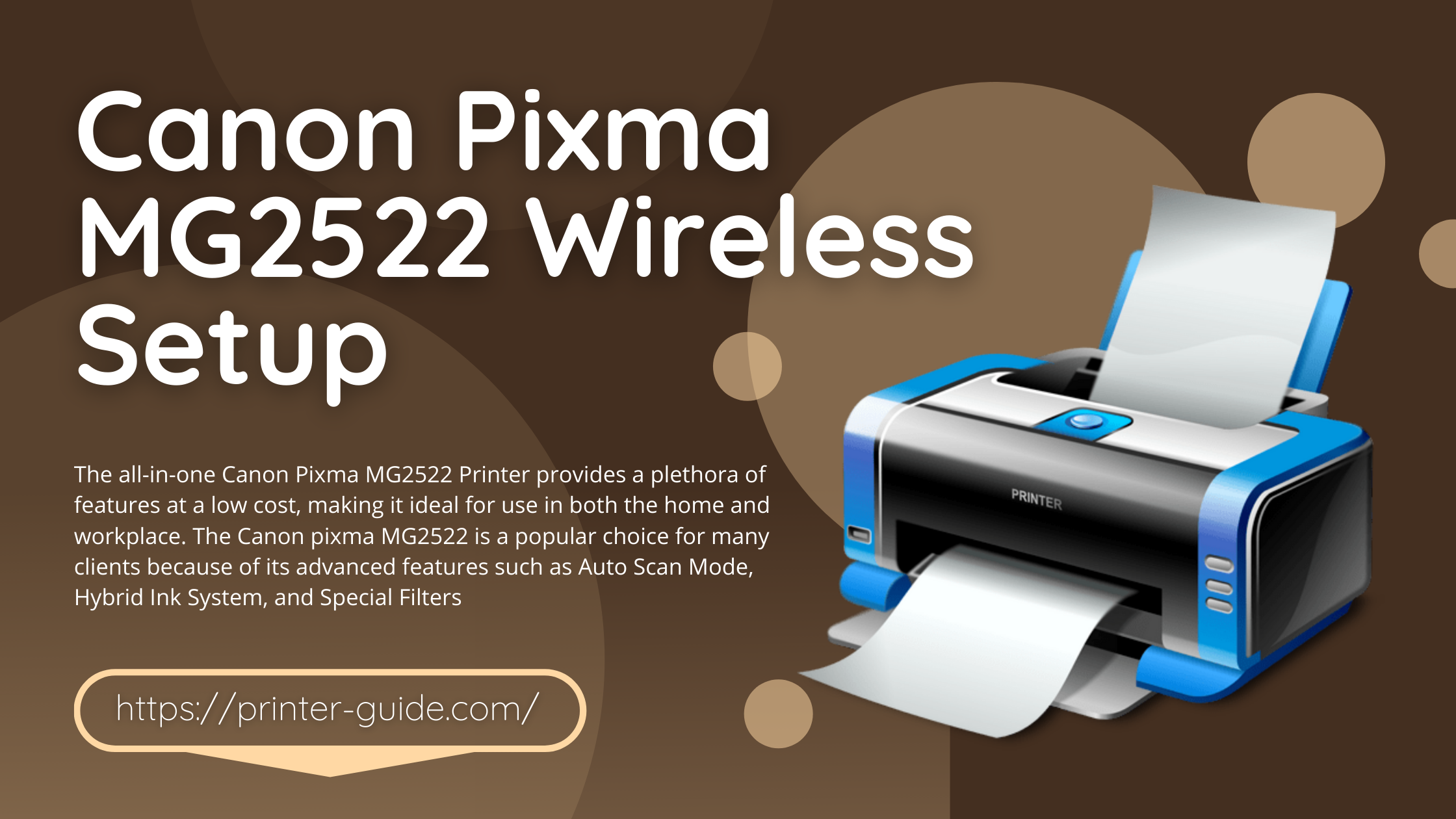 What is the procedure for resetting a Canon pixma MG2522 printer?