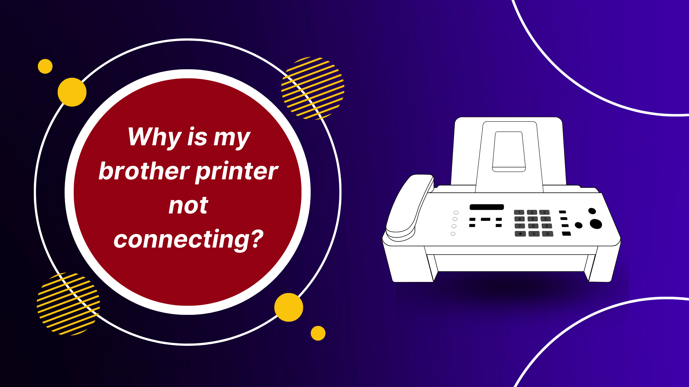 Why isn't my Brother printer attempting to work?