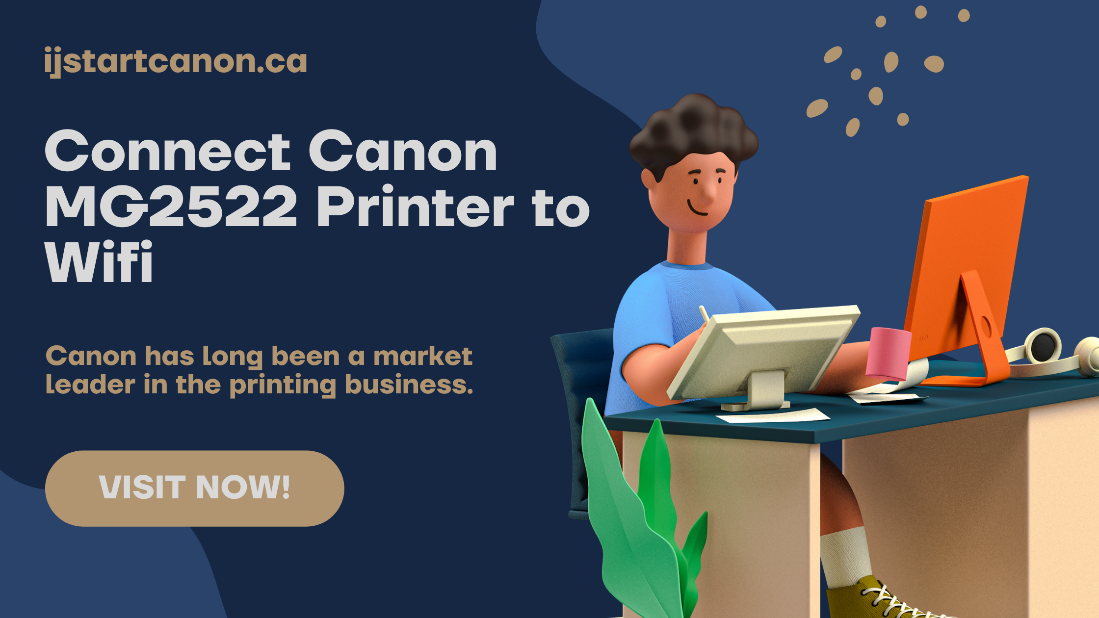 How to Configure Wi - fi connection for the Canon MG2522 Printer