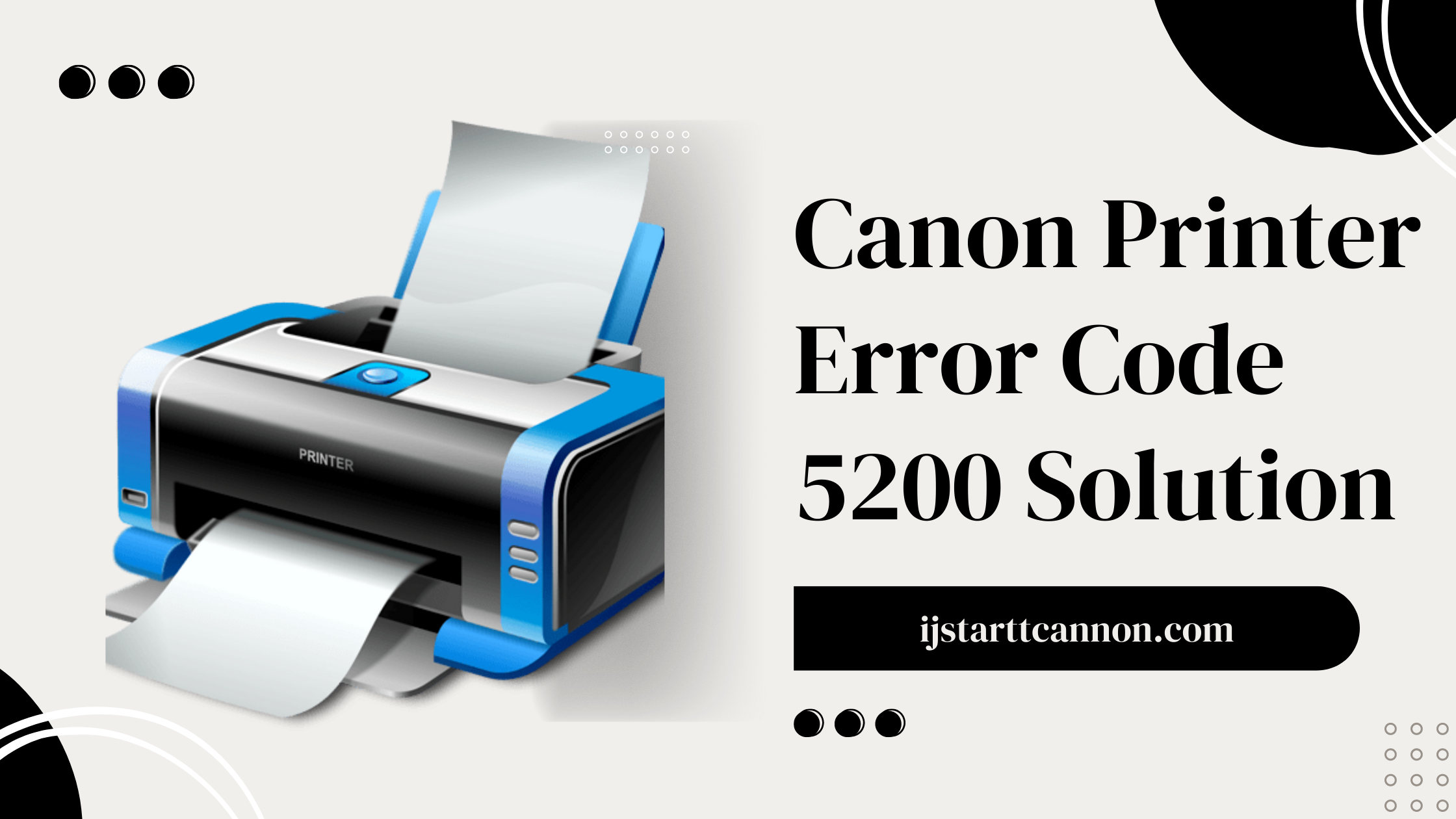 What Causes the Canon Printer Error Code 5200 and How to Fix It