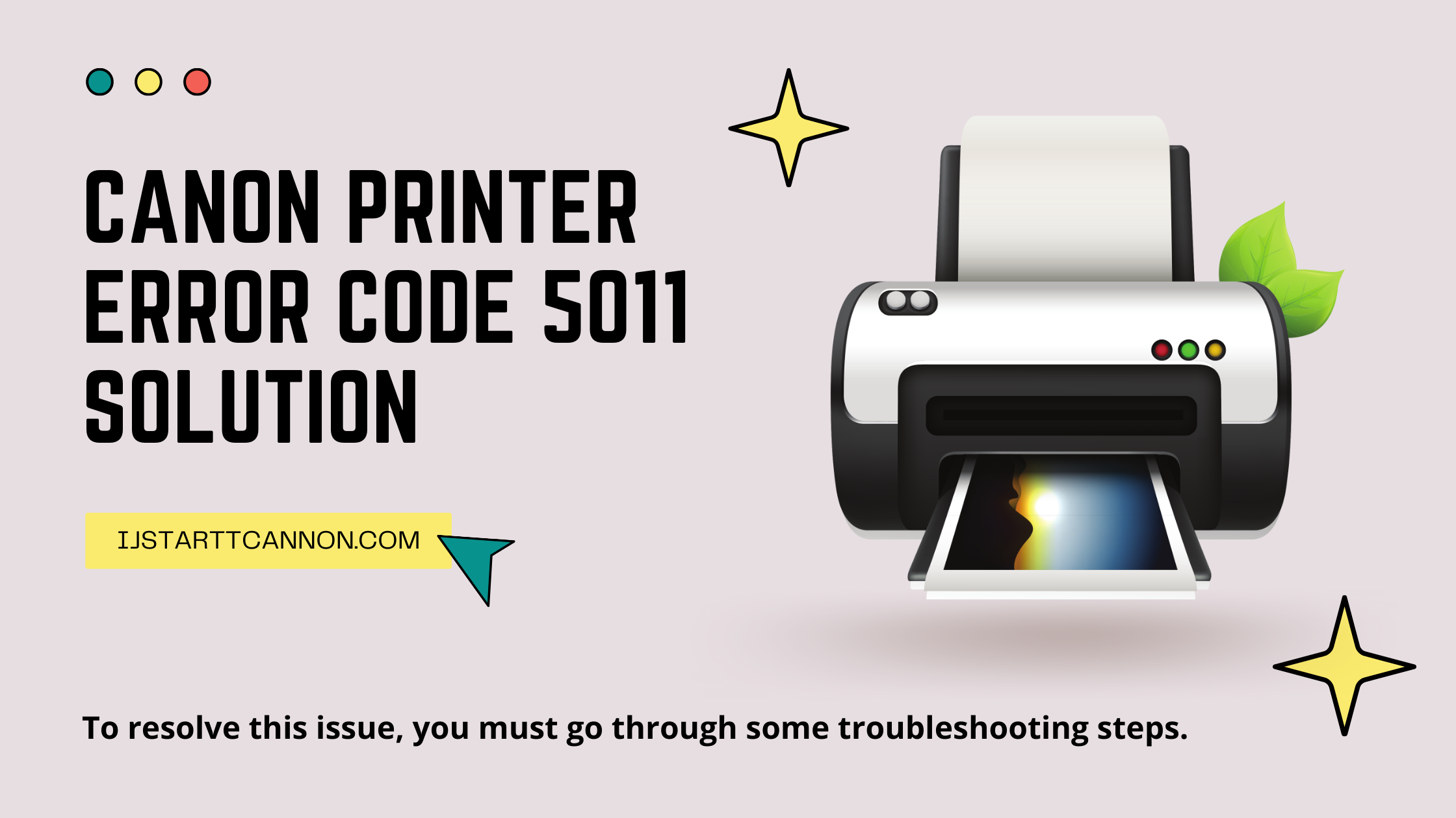 Options for solving Canon Printer Error Code 5011