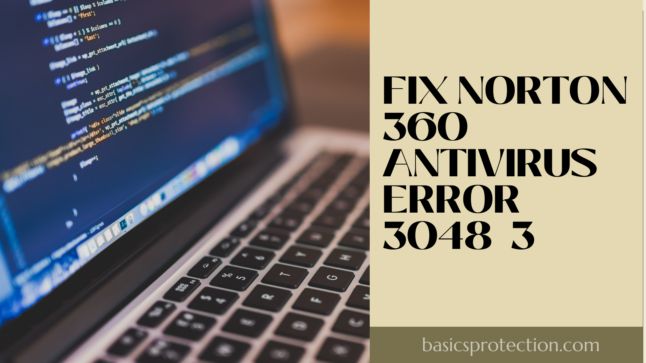 Fix Norton  Antivirus Error 3048 3 - Basicsprotection 