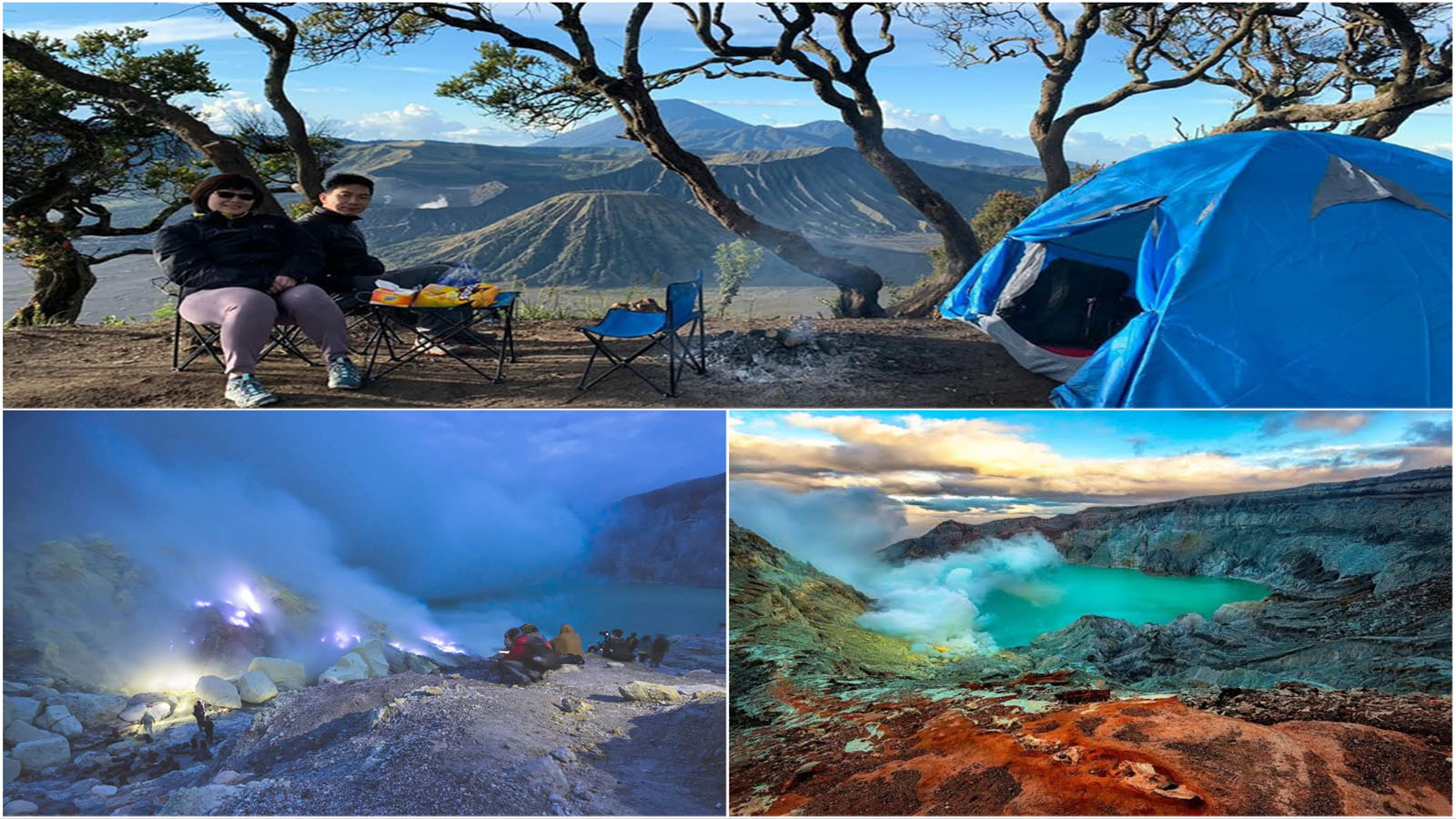 3 days 2 nights Mt Bromo Milky Way Camping, Blue Flame Ijen Crater Tour
