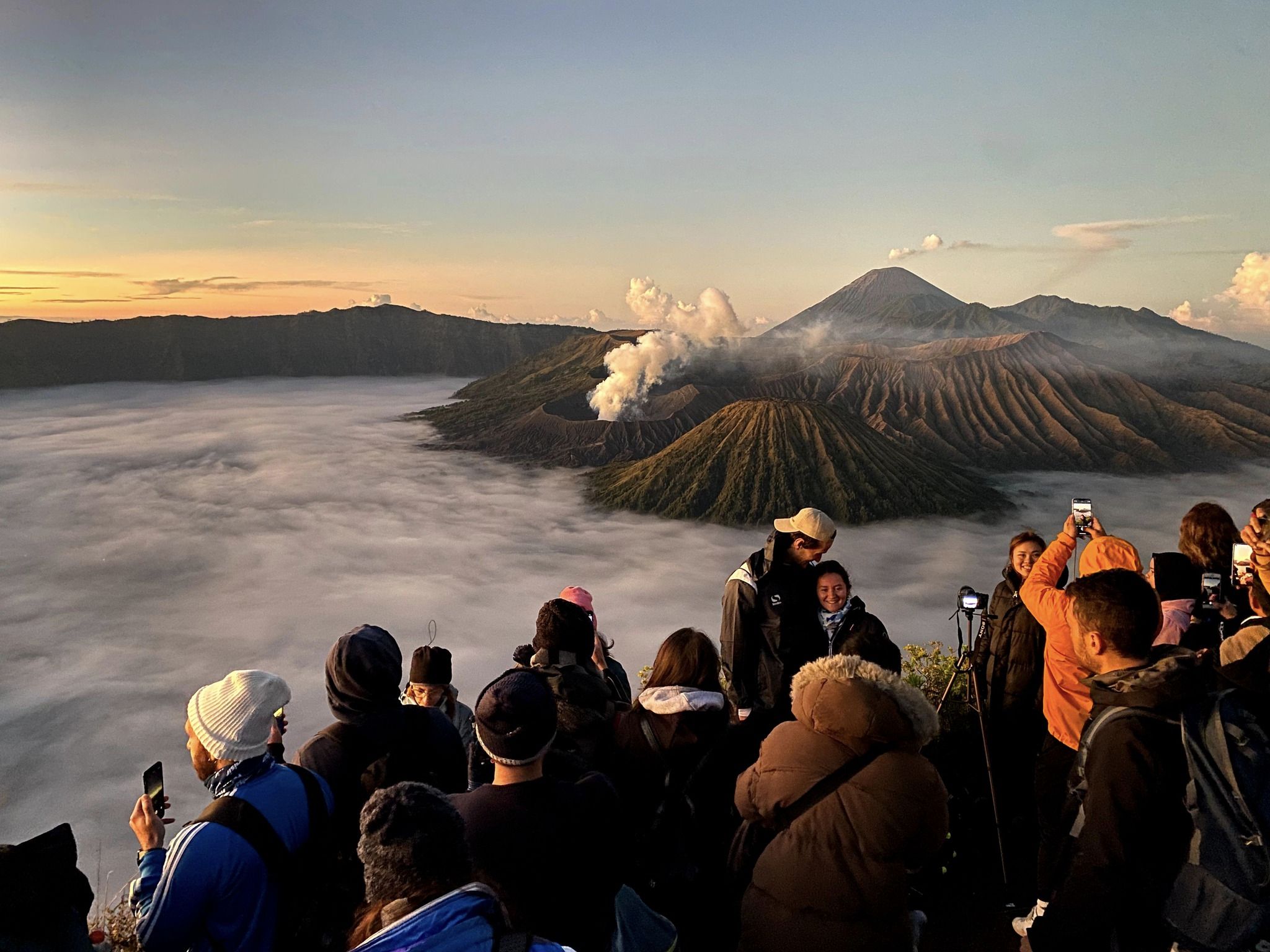 Trekking to Mount Bromo, Indonesia