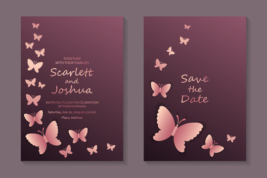Top 5 Butterfly Theme Wedding Invitations Ideas By Motion Stamp