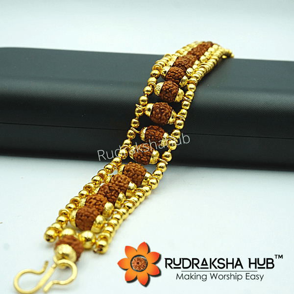 Single Line Rudraksha Bracelet