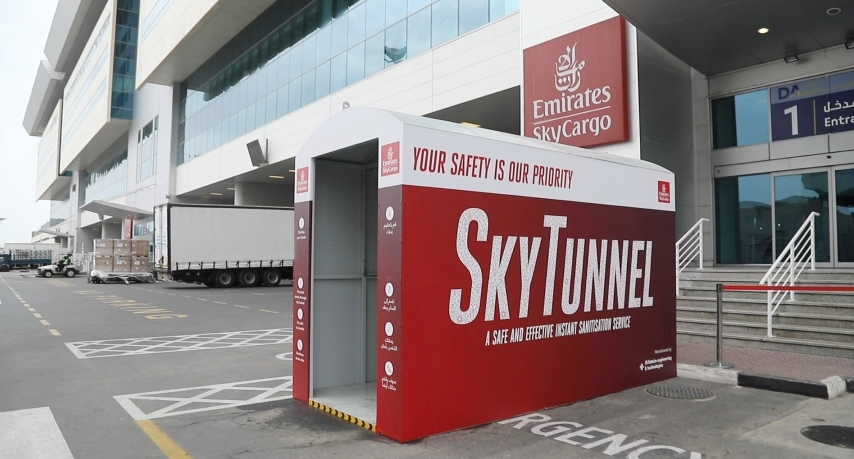 Emirates SkyCargo handles 3k tonnes a day; sets up 4 sanitisation tunnels