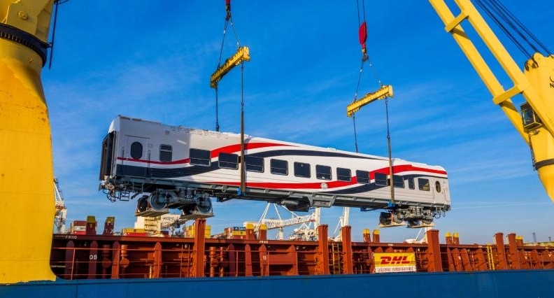 DHL Industrial Projects to move 676 passenger coaches to Egypt