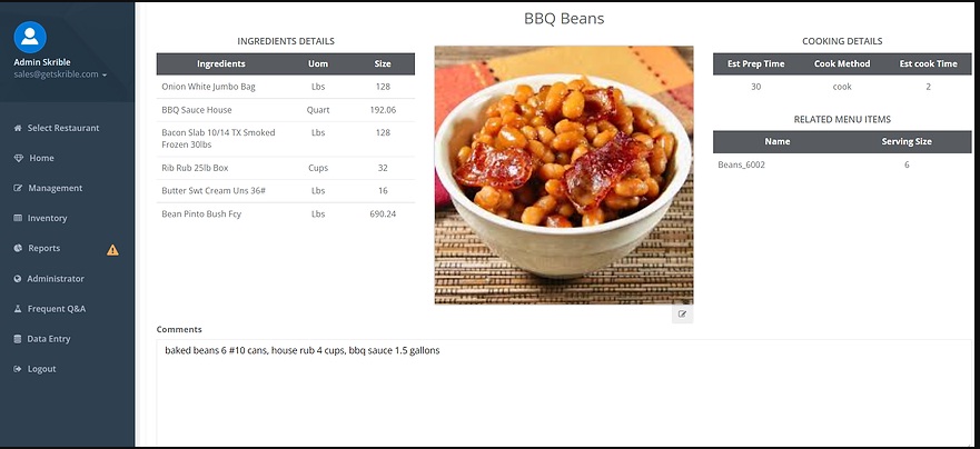 Restaurant Inventory Management, Restaurant Inventory App