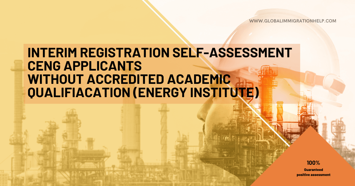 Interim Registration For CEng