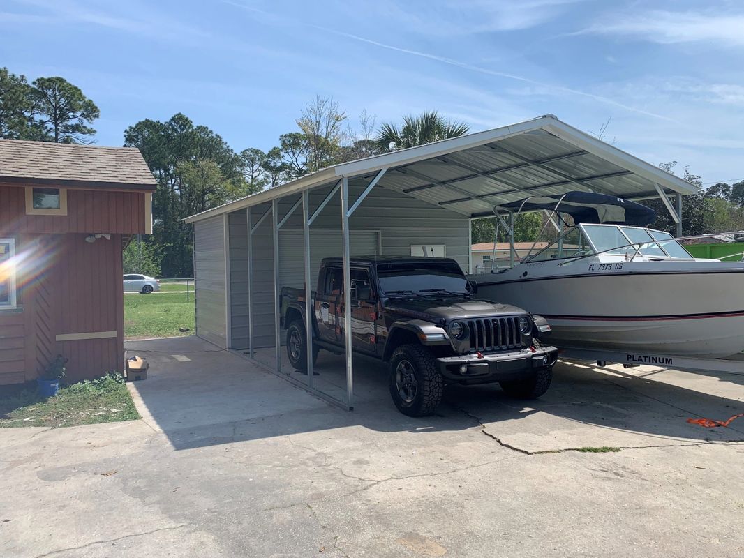 Regular Roof Carport Florida | American Projects Brokers