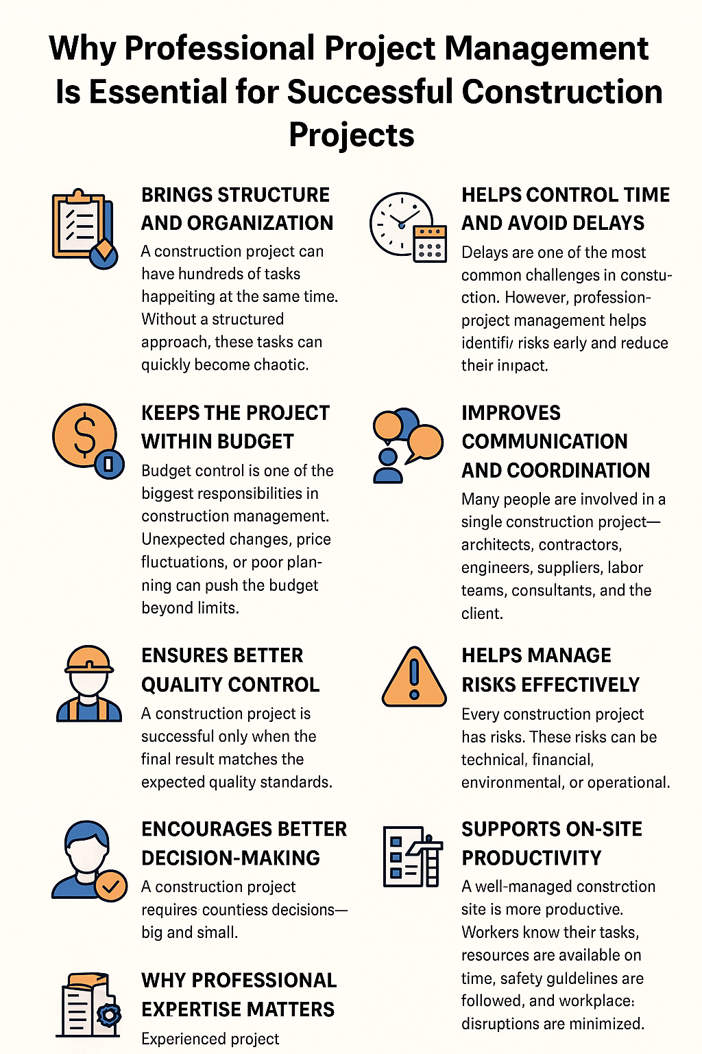Why Professional Project Management Is Essential for Successful Construction Projects