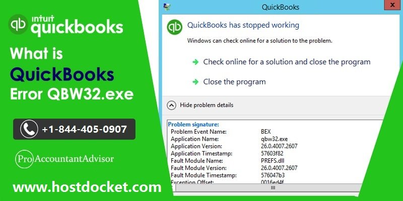 What is the Best Ways to Fix QuickBooks Error QBW32.exe