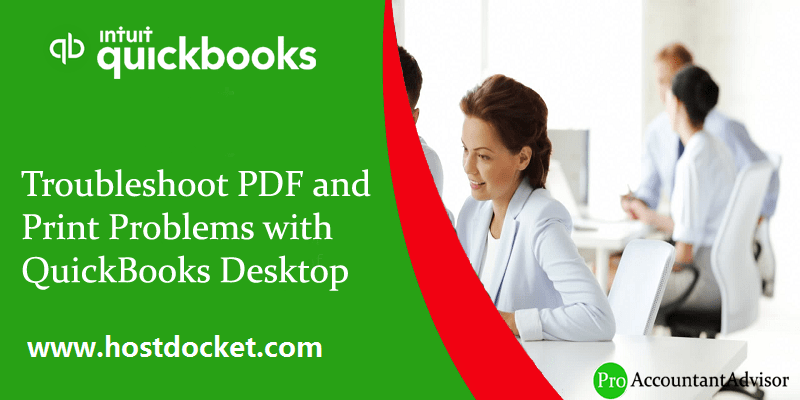How to fix pdf and print issues in QuickBooks?