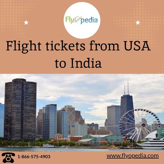 Cheap Flight tickets from USA to India.
