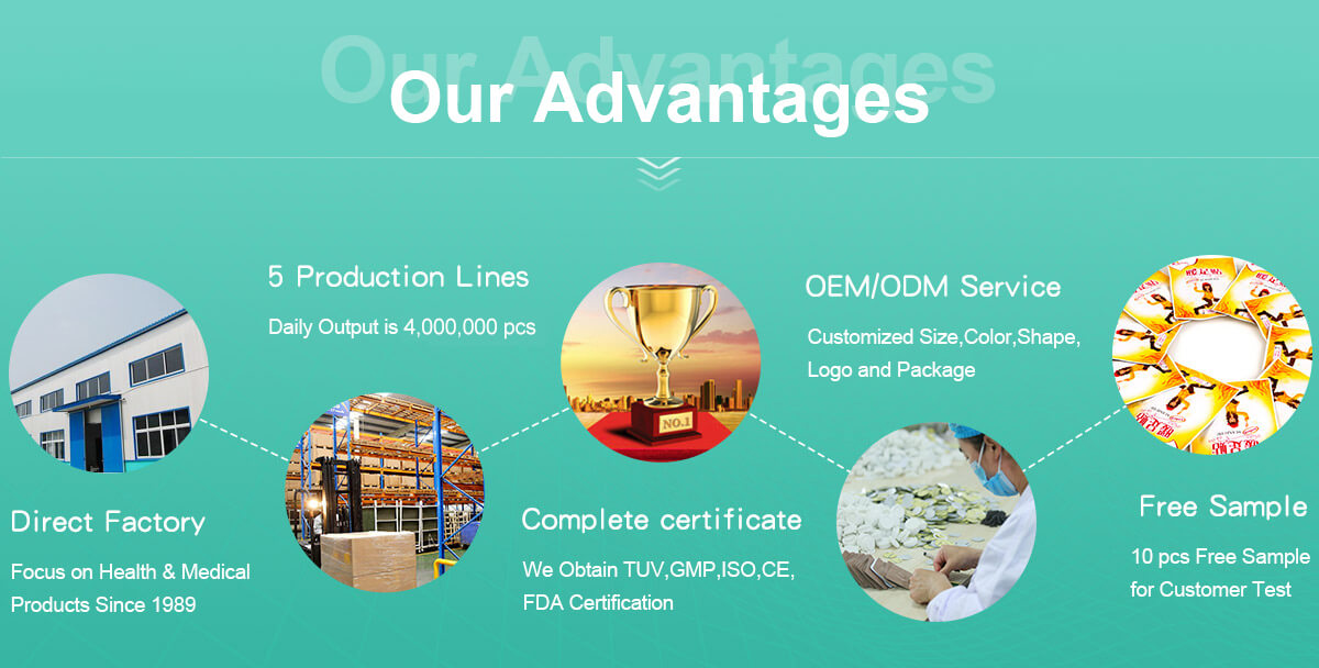 OEM Processing of Medical Pain Relief Patch-Kangdi